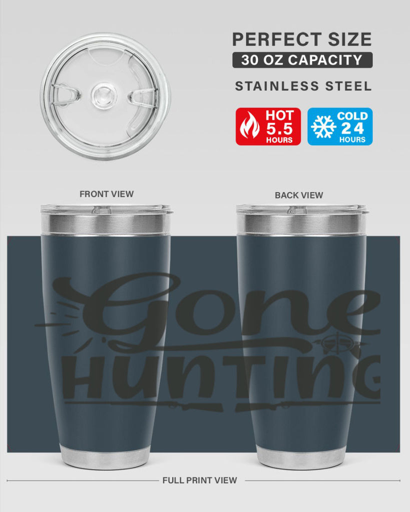 gone hunting 13#- hunting- Tumbler