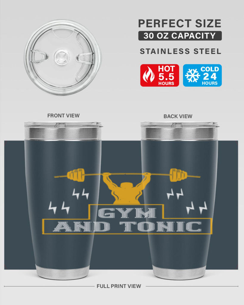 gym and tonic 100#- gym- Tumbler