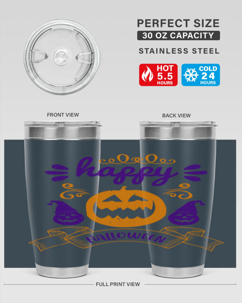 happy halloween 154#- halloween- Tumbler