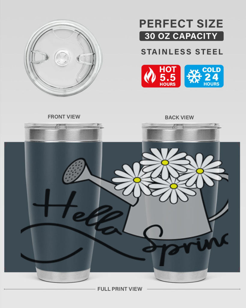 hello spring watering can208#- spring- Tumbler