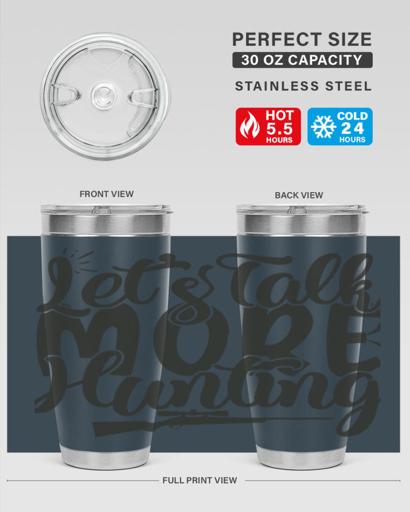 lets talk more hunting 6#- hunting- Tumbler