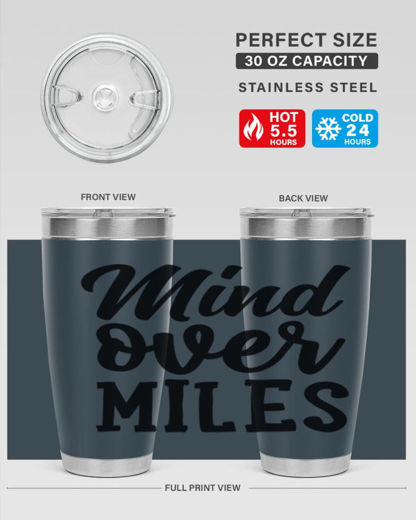 mind over miles 28#- gym- Tumbler