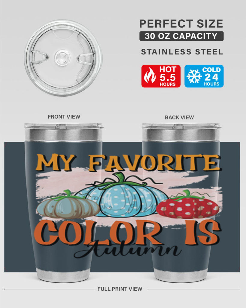 my favorite color is autumn 436#- fall- Tumbler
