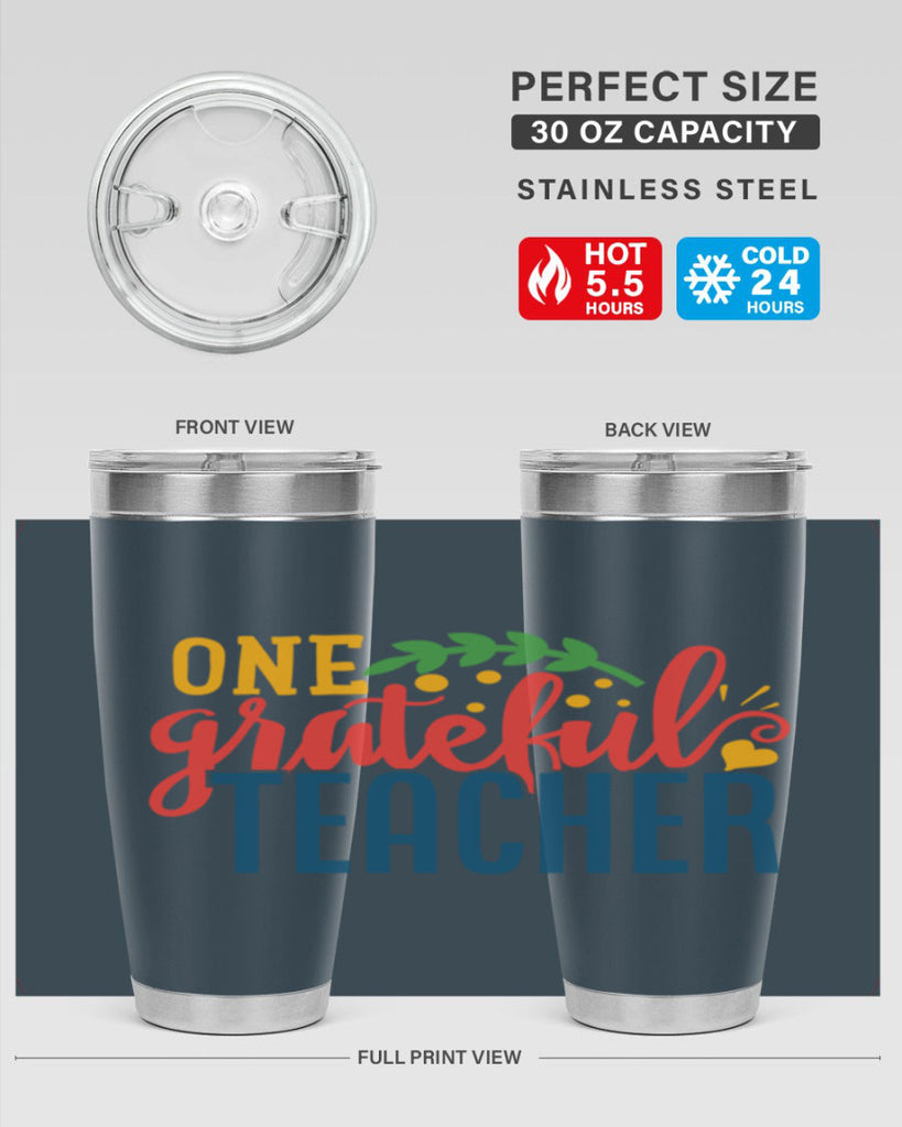 one grateful teacher Style 167#- teacher- tumbler
