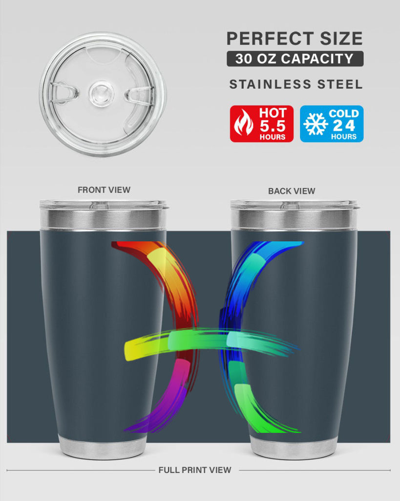 pisces 370#- zodiac- Tumbler