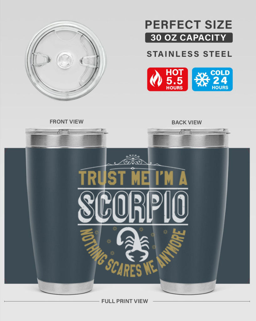 scorpio 458#- zodiac- Tumbler