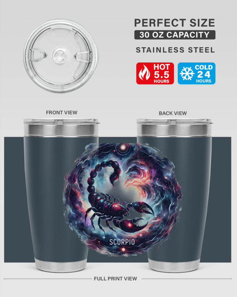 scorpio 461#- zodiac- Tumbler