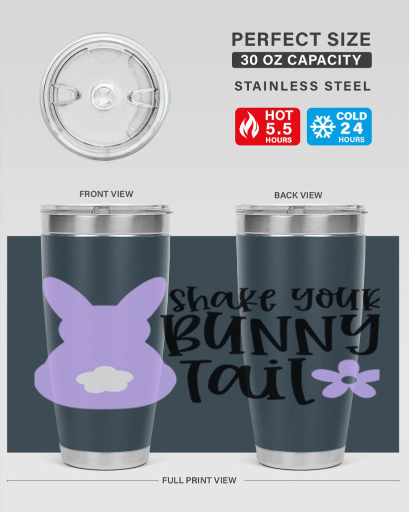 shake your bunny tail 12#- easter- Tumbler