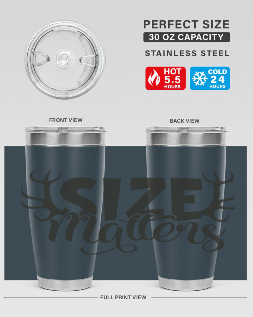 size matters 2#- hunting- Tumbler