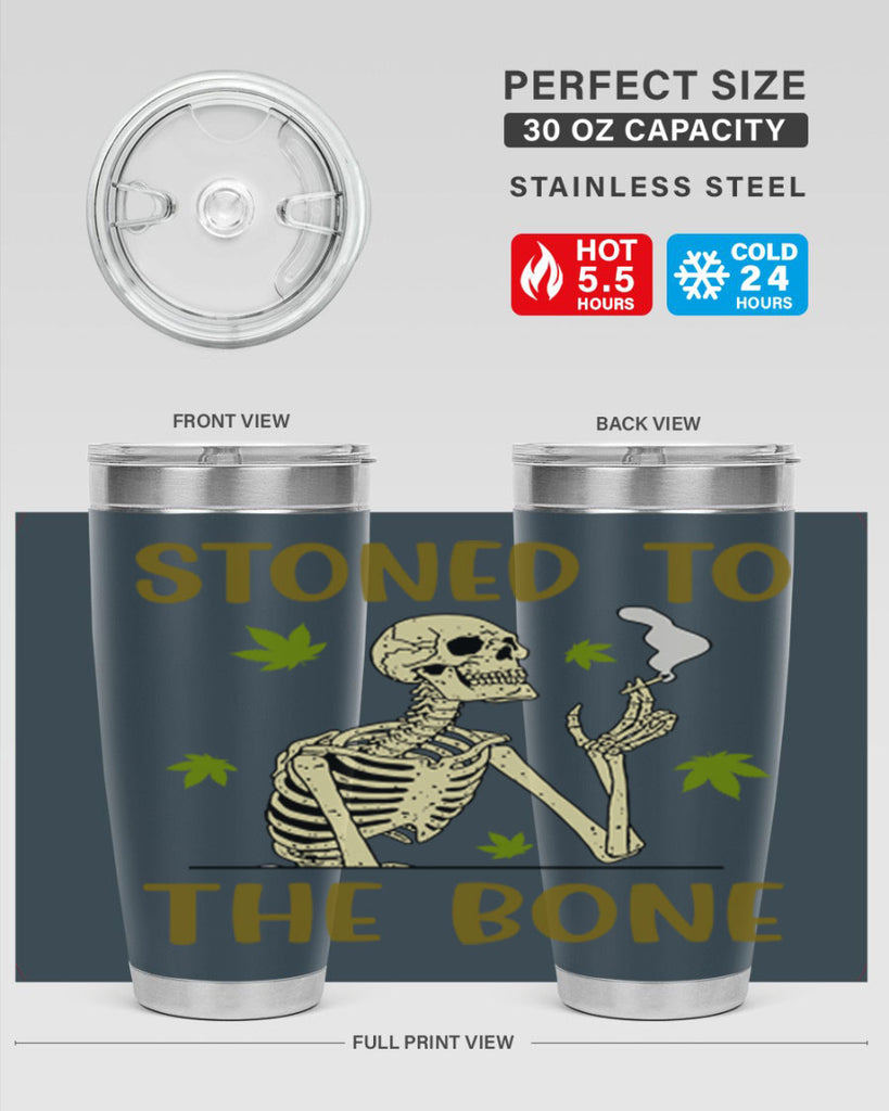 stones to the bone 264#- marijuana- Tumbler