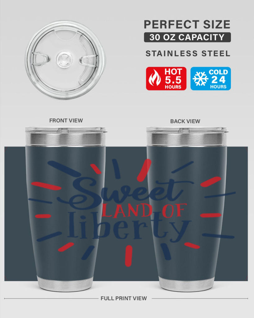 sweet land of liberty Style 7#- Fourt Of July- Tumbler