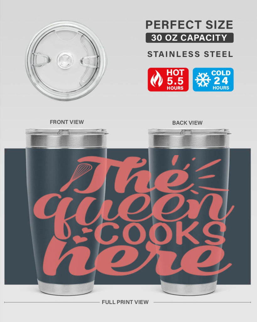 the queen cooks here 9#- kitchen- Tumbler