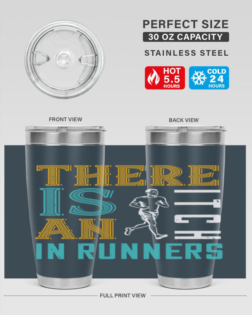 there is an itch in runners 9#- running- Tumbler