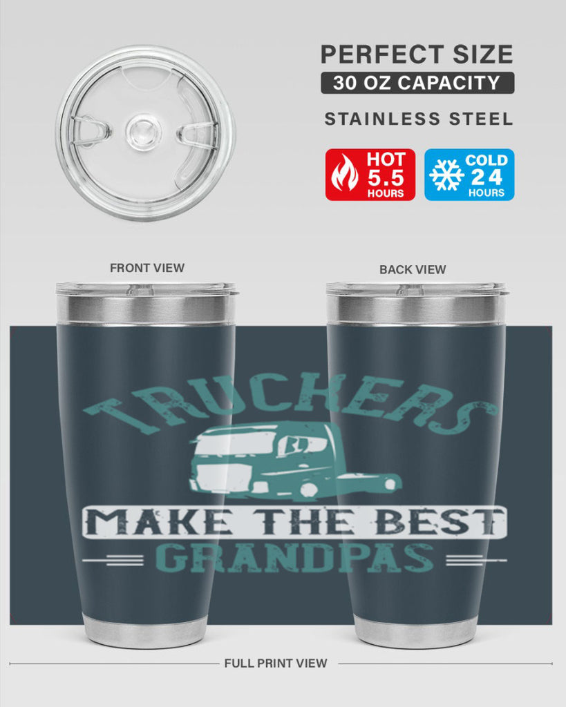 truckers make the best grandpas Style 12#- truck driver- tumbler