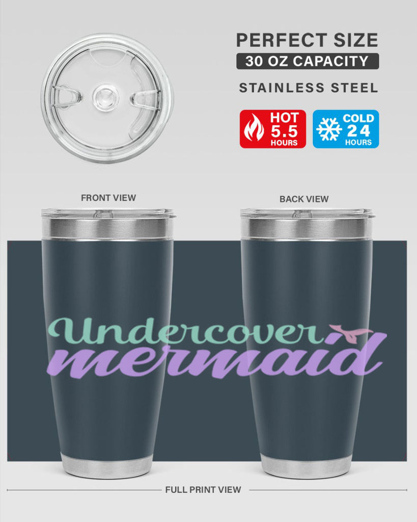 undercover mermaid 8#- mermaid- Tumbler