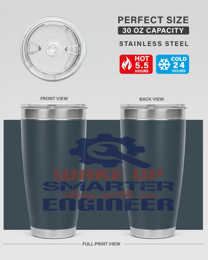 wake up smarter sleep with an engineer Style 31#- engineer- tumbler