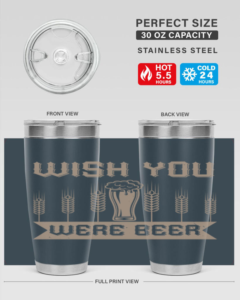 wish you were beerr 1#- beer- Tumbler