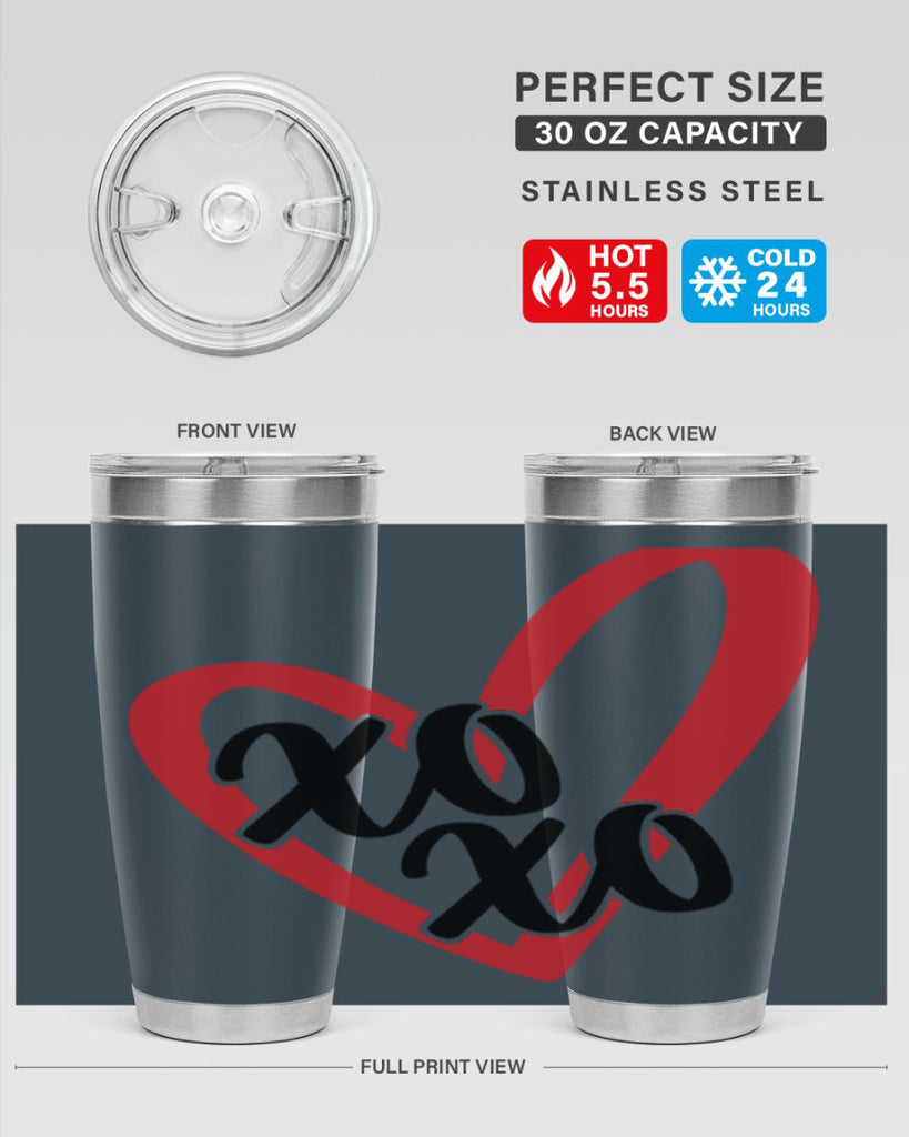 xoxo 11#- valentines day- Tumbler