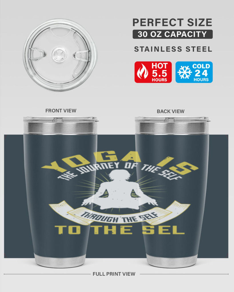 yoga is the journey of the self through the self to the sel 20#- yoga- Tumbler