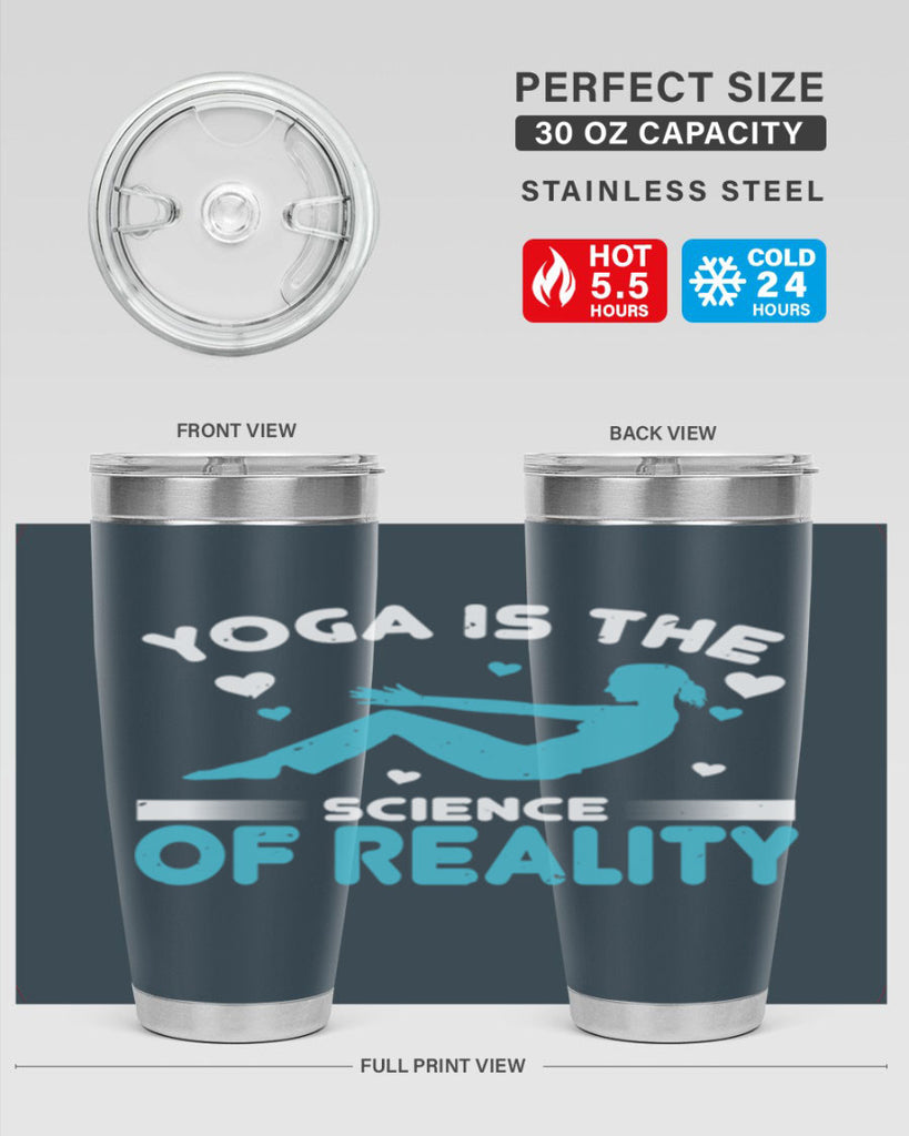 yoga is the science of reality 16#- yoga- Tumbler