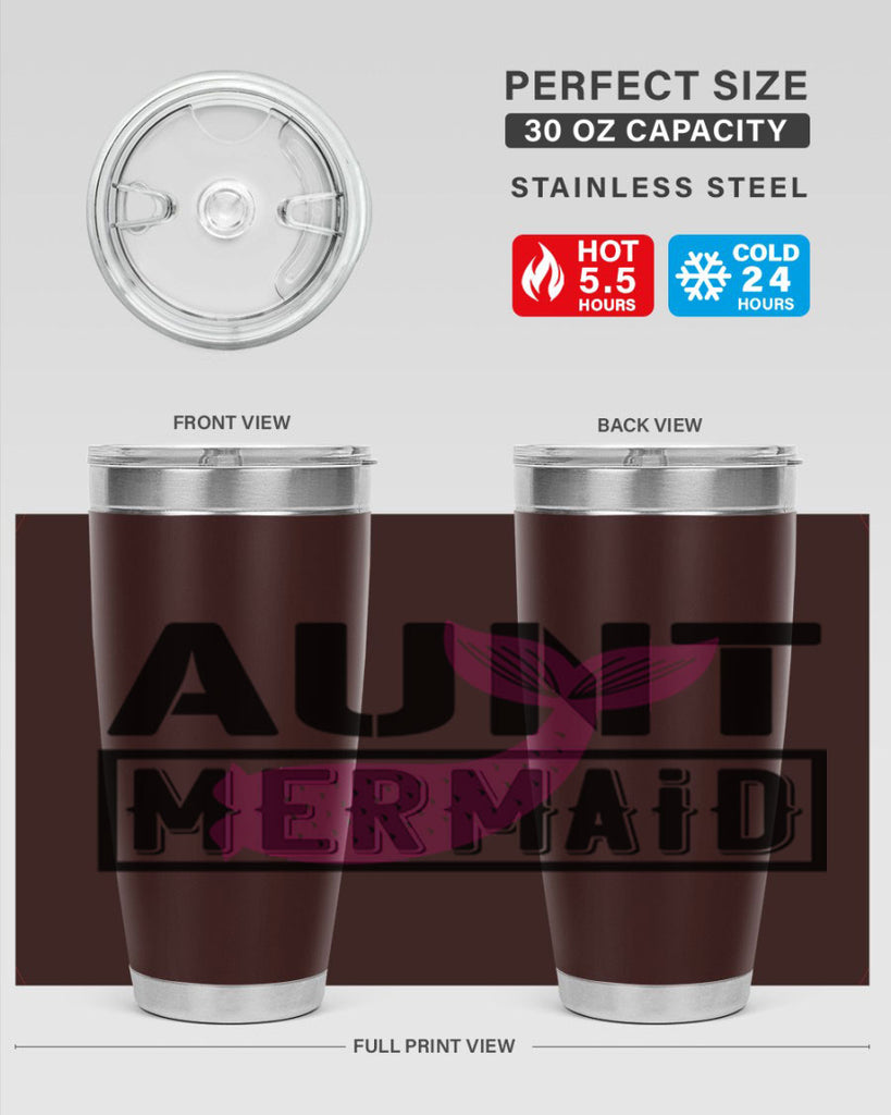 Aunt mermaid 17#- mermaid- Tumbler