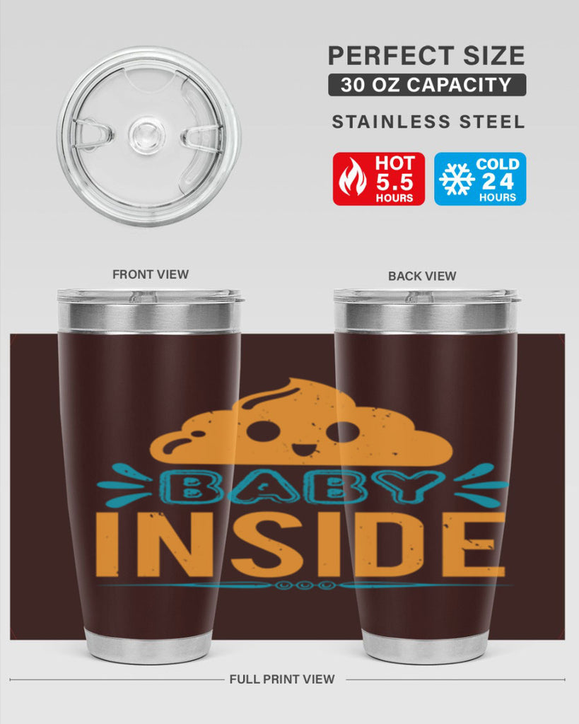 Baby Inside Style 1#- baby shower- tumbler