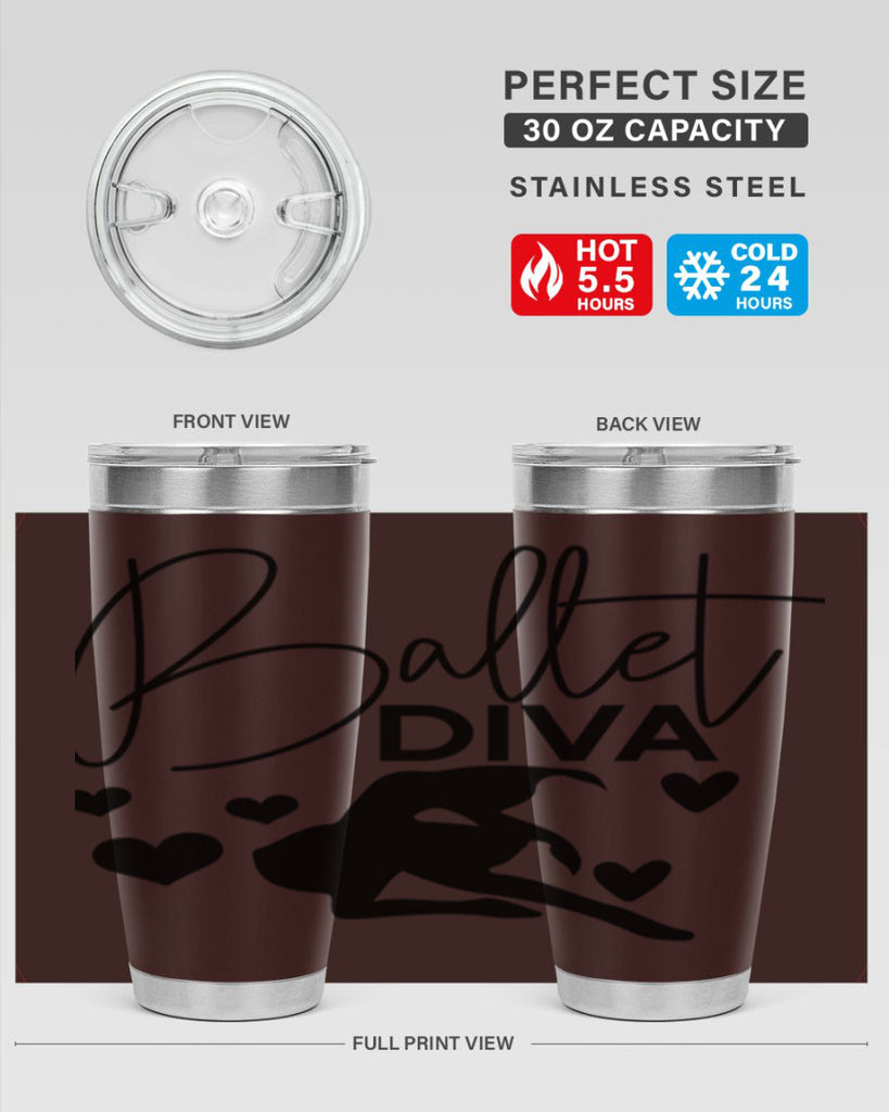 Ballet Diva 5#- ballet- Tumbler