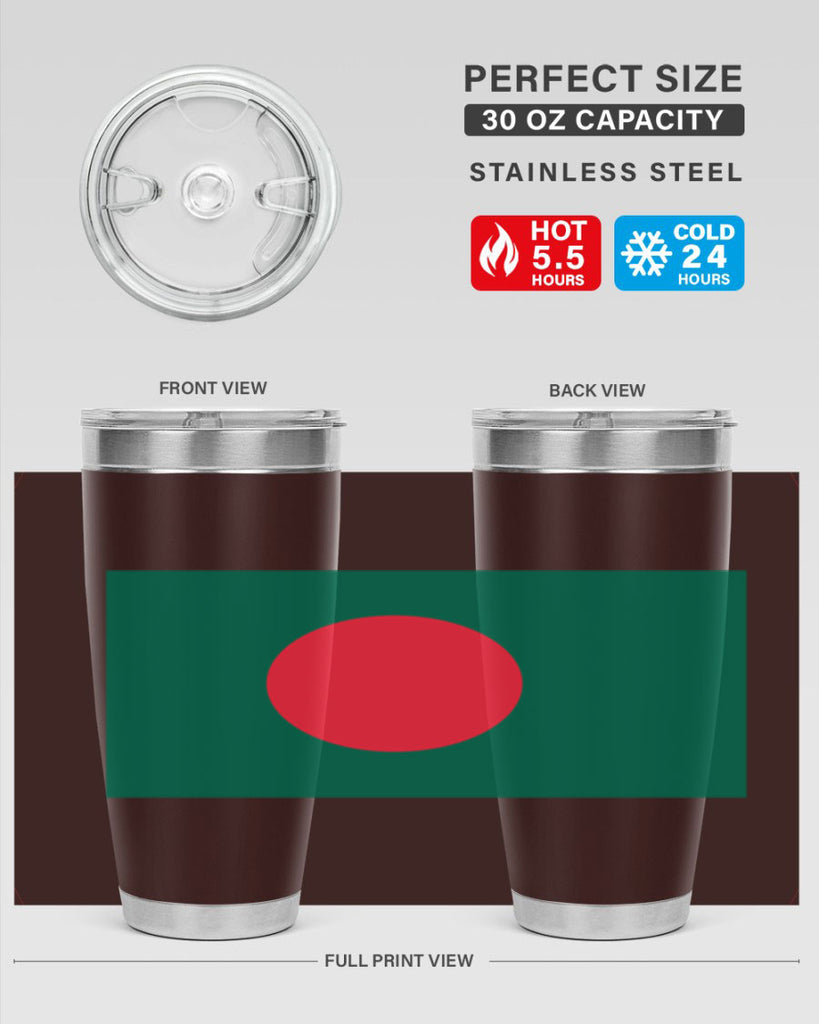 Bangladesh 184#- world flags- Tumbler