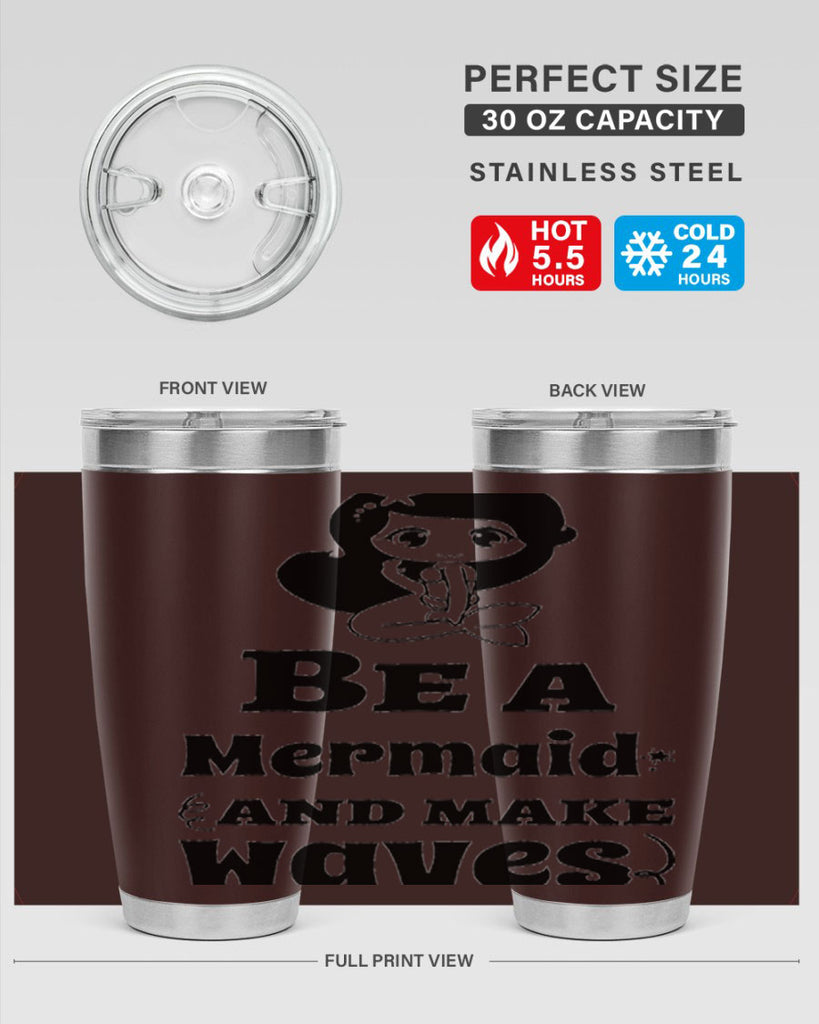 Be a Mermaid and make 52#- mermaid- Tumbler