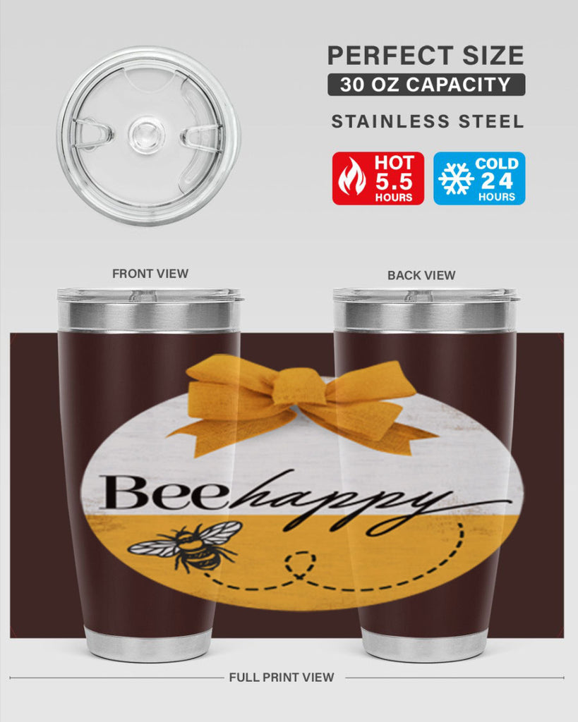 Bee Happy Mockup27#- spring- Tumbler