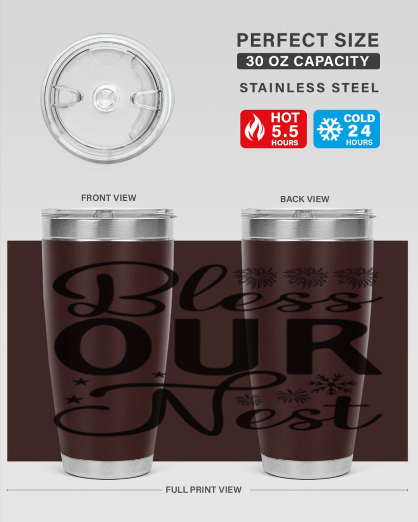 Bless Our Nest 51#- spring- Tumbler