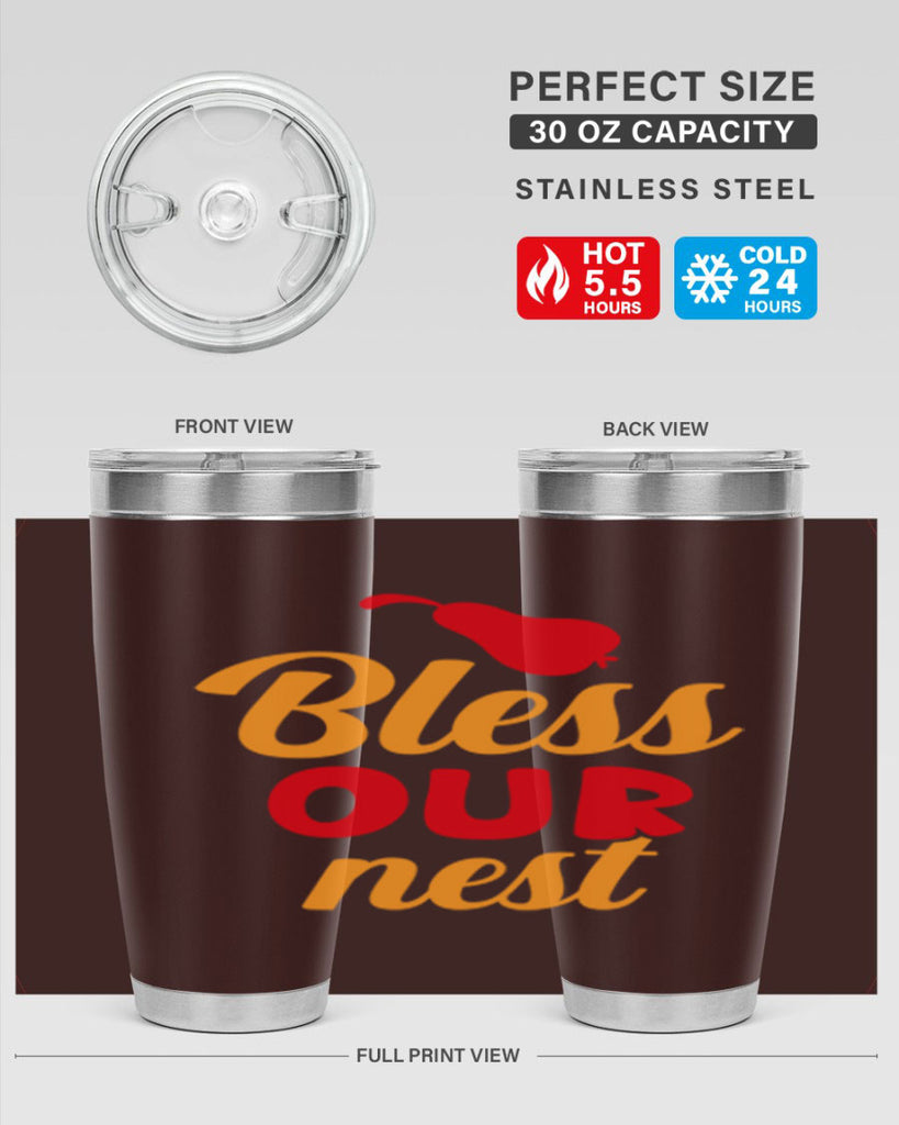 Bless our nest 53#- spring- Tumbler