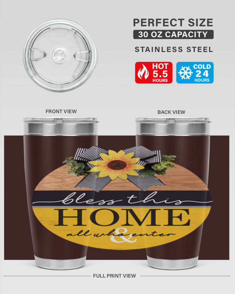 Bless this Home and all Mockup56#- spring- Tumbler