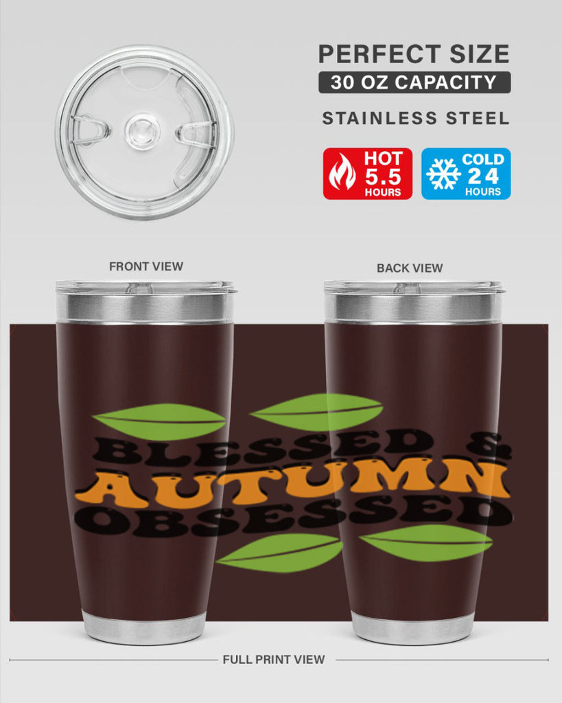 Blessed Autumn Obsessed 48#- fall- Tumbler