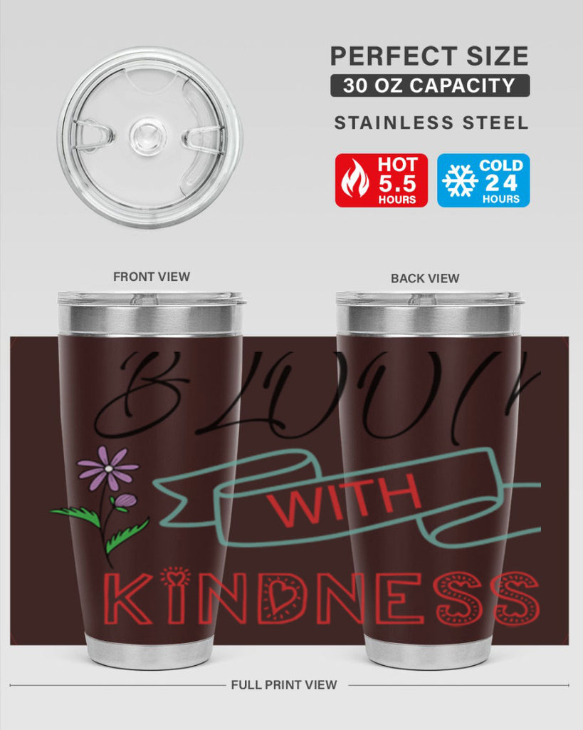 Bloom with kindness  91#- spring- Tumbler