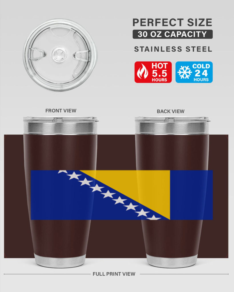 Bosnia and Herzegovina 176#- world flags- Tumbler
