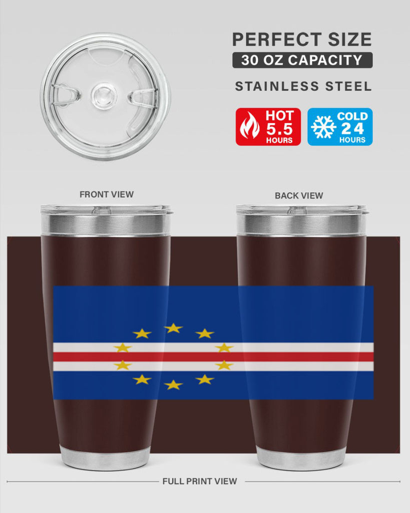 Cabo Verde 169#- world flags- Tumbler