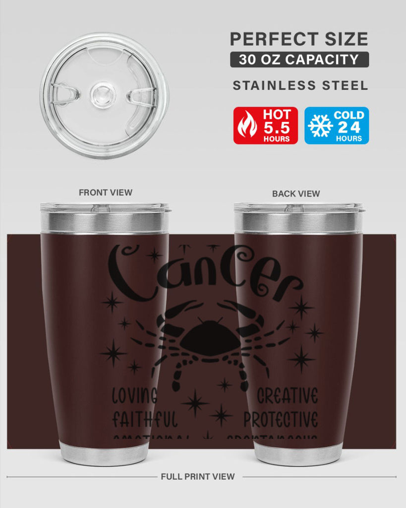 Cancer 144#- zodiac- Tumbler