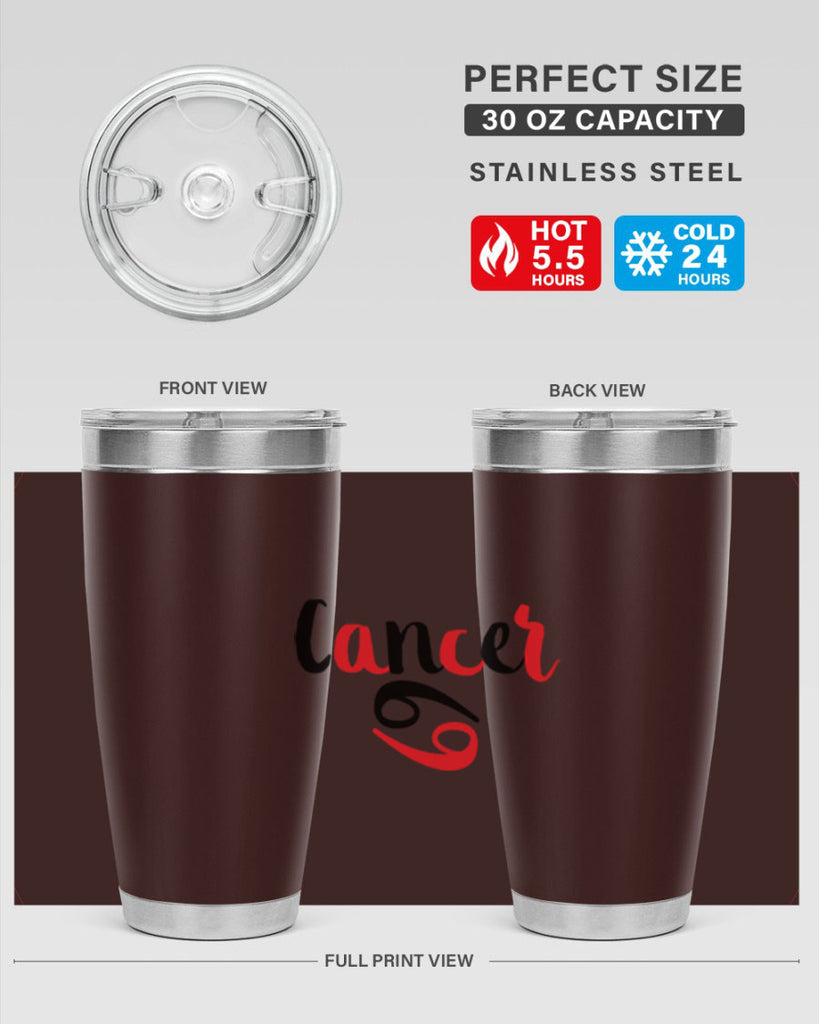 Cancer 152#- zodiac- Tumbler