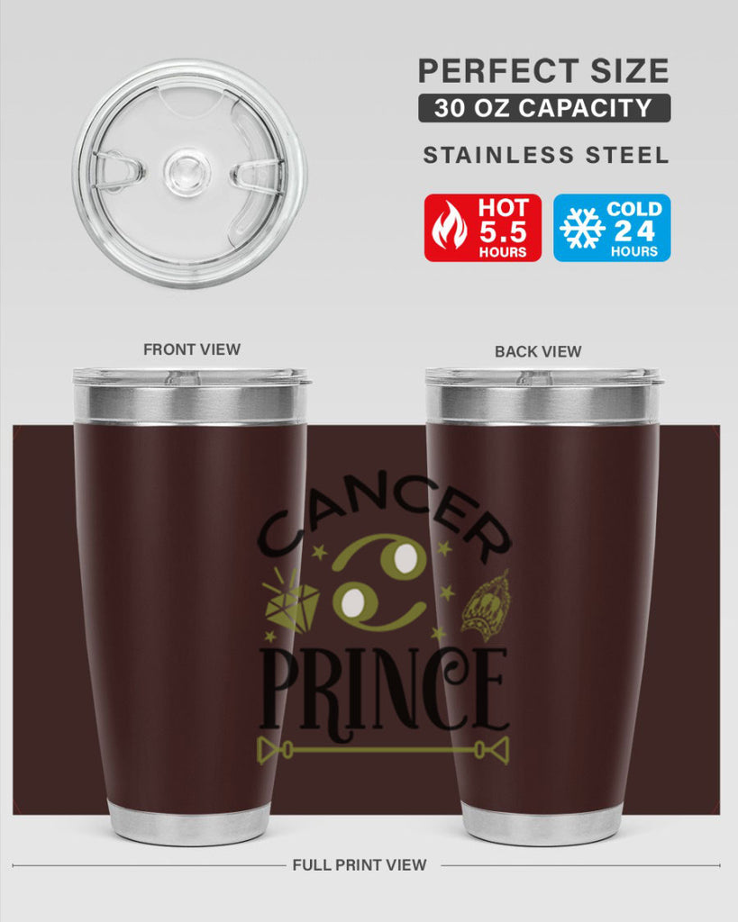 Cancer prince 159#- zodiac- Tumbler