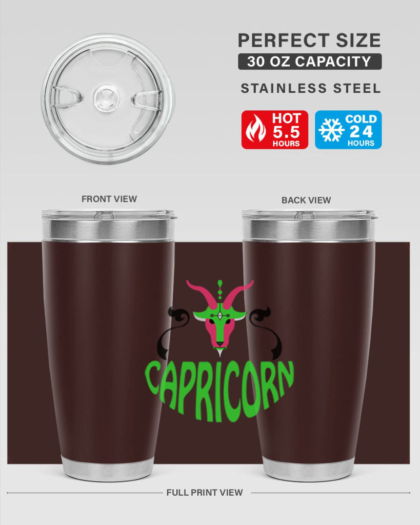 Capricorn 189#- zodiac- Tumbler