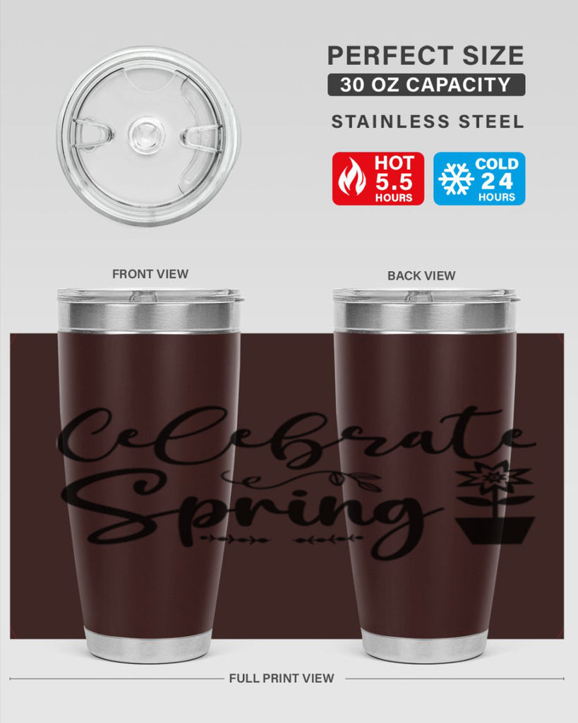 Celebrate Spring 101#- spring- Tumbler