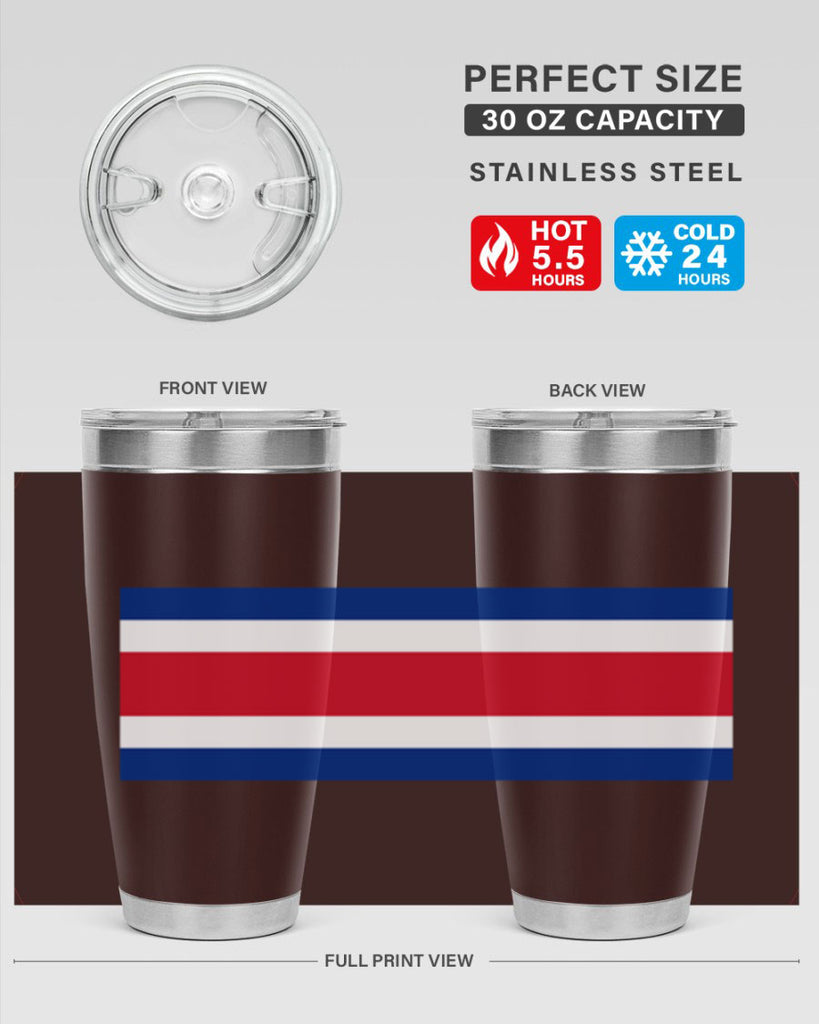 Costa Rica 157#- world flags- Tumbler