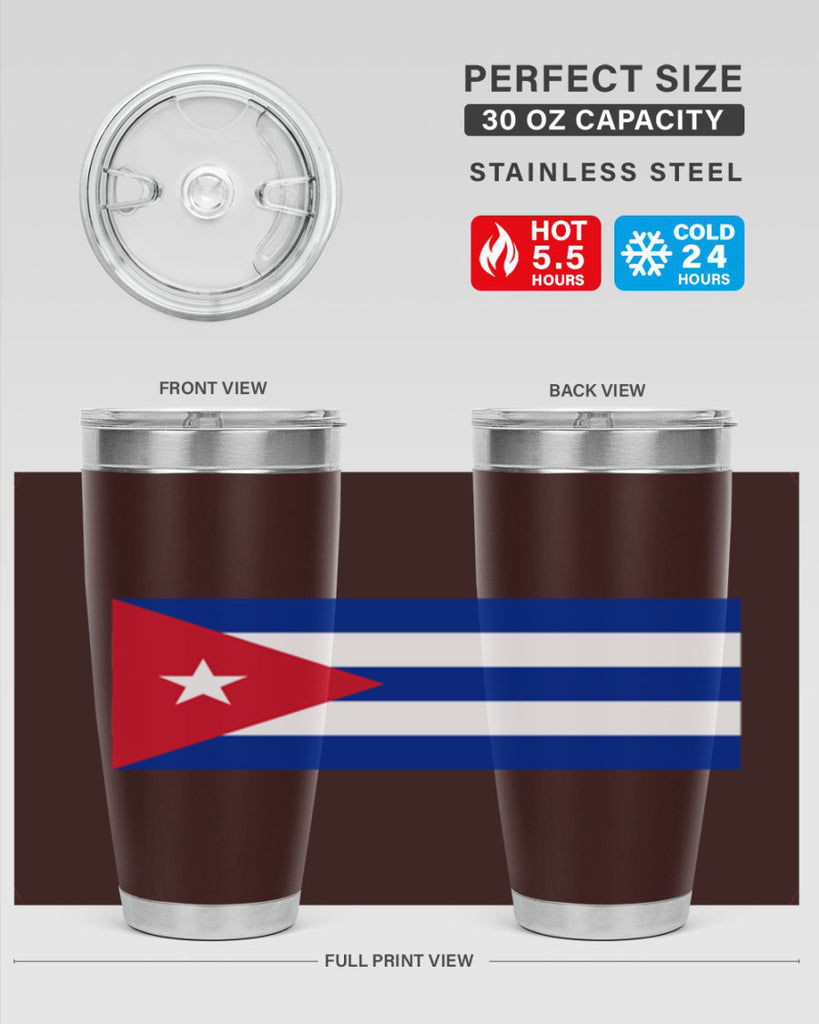 Cuba 154#- world flags- Tumbler