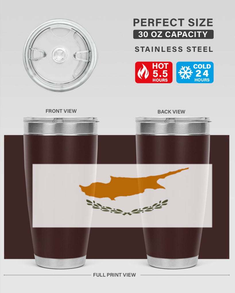 Cyprus 153#- world flags- Tumbler
