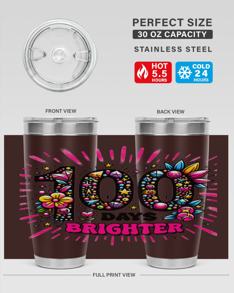 Easy 100 Days of School 50#- 100 days of school- Tumbler