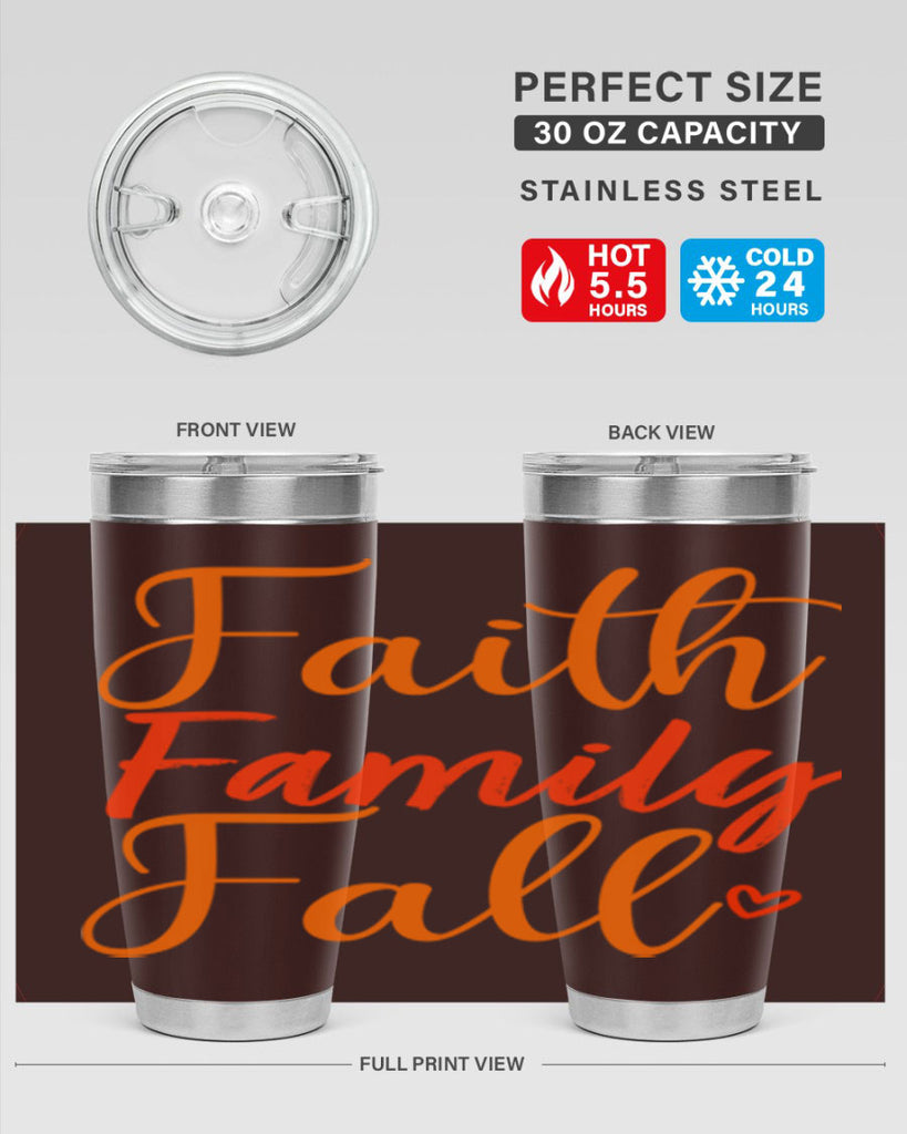 Faith Family Fall Design 81#- fall- Tumbler