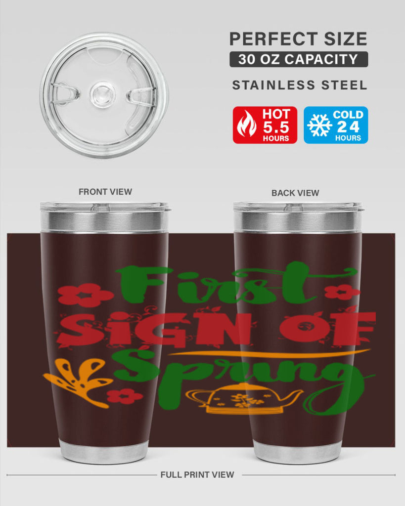 First Sign of Spring 139#- spring- Tumbler