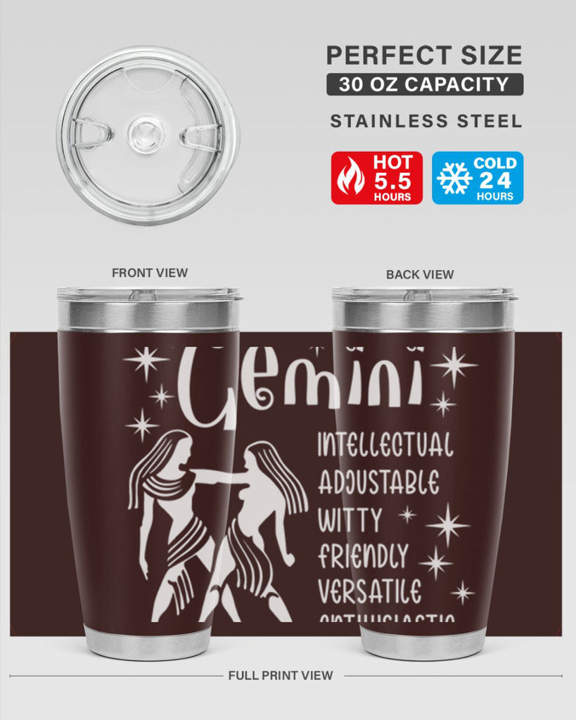 Gemini 221#- zodiac- Tumbler