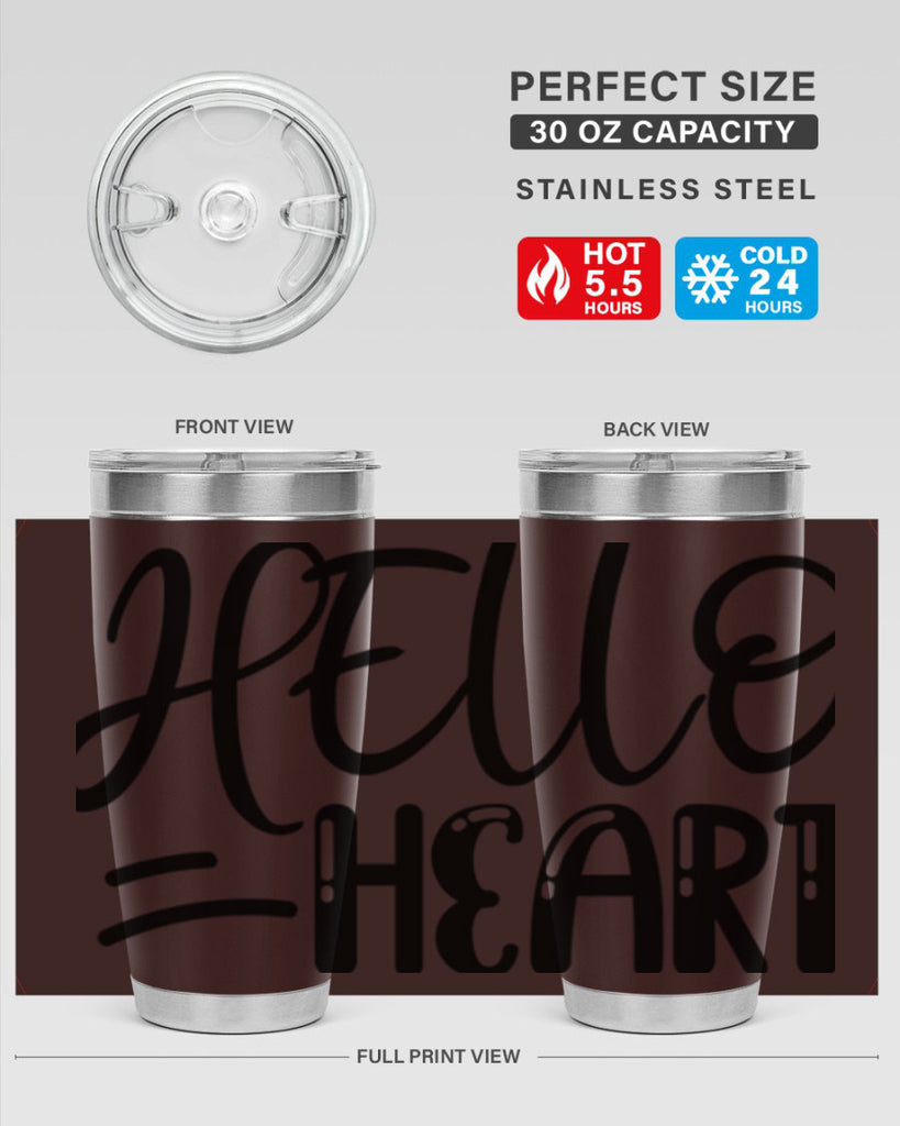 HELLO HEART  220#- spring- Tumbler